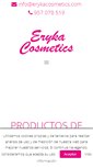 Mobile Screenshot of erykacosmetics.com