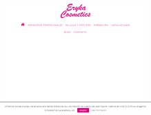 Tablet Screenshot of erykacosmetics.com